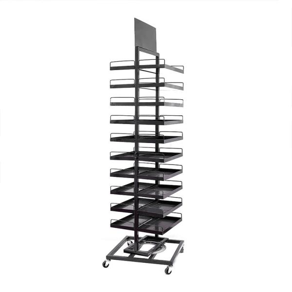 Customized Metal Display Rack Multi Tier Metal POP Display Rack For Essential Oils