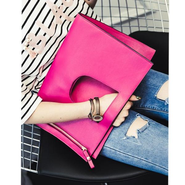 2016 new leather handbag lady leather clutch evening bags