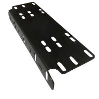 Piezas de chapa de acero de aluminio negras de la oxidación dura de gama alta que doblan el grabado