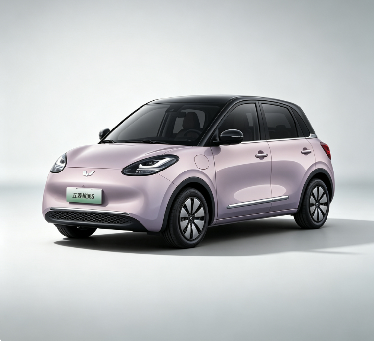 2025 Wuling Bingo S EV Mini Electric City Car with 333km CLTC Range and 4-Seat Capacity