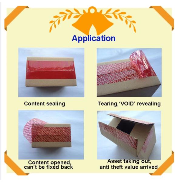 25 36 50 Micron Single Sided Full Transfer Anti Theft Tape