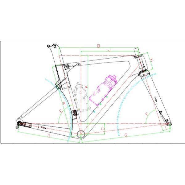 Тарельчатый тормоз 700C скорости велосипеда 22 волокна углерода 8.5KG облегченный T800
