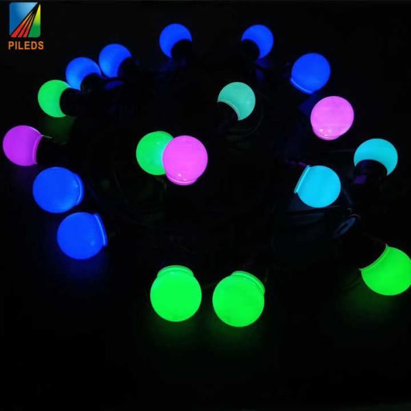 Commercial LED Point Light , Warm White festoon string lights outdoor 24V 10m 20m