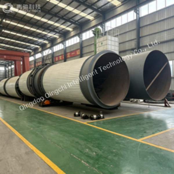 triple pass rotary drum dryer