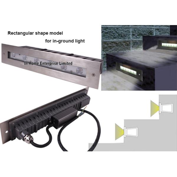 18w Rgb Rectangular Underground Lighting Fixtures Patio Eco - Friendly