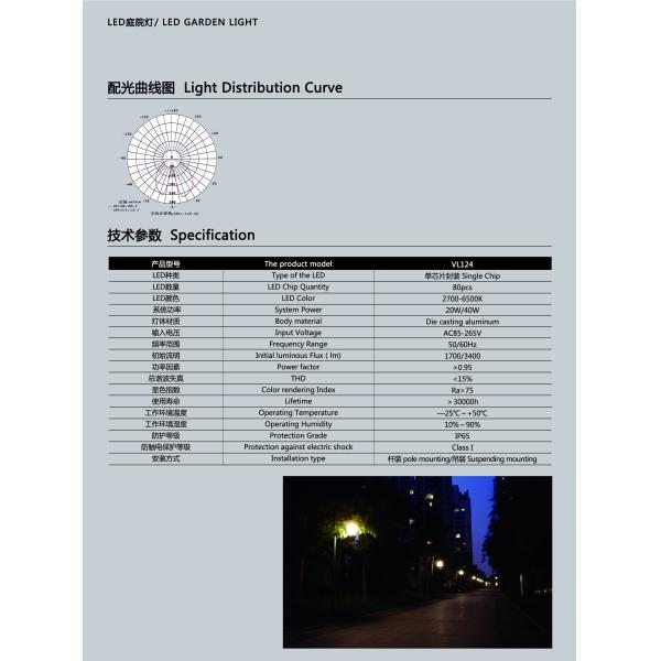 40Watt LED Garden light| outdoor lighting| LED lighting fixtures
