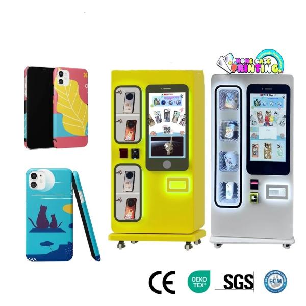 Automatic Phone Case UV Printing Machine Silicone Phone Case Vending Machine with Credit Card Payment System