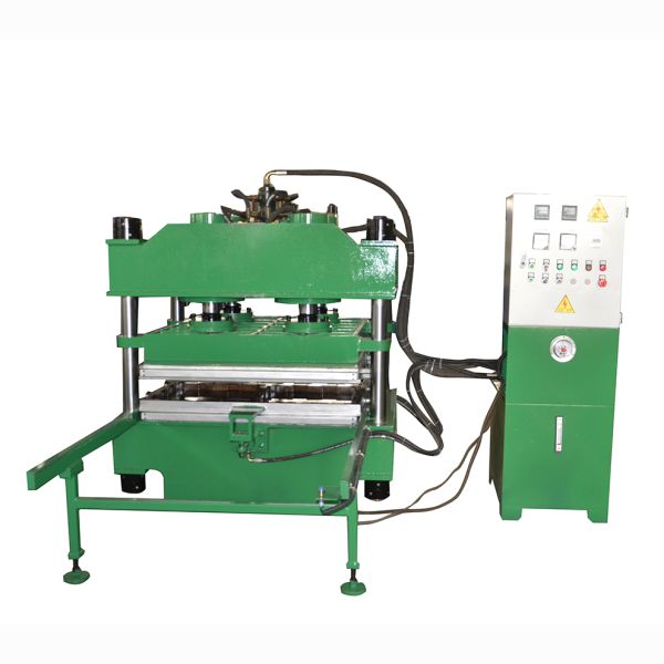 550x550mm Heating Plate 4 Working Layers CE Certified Rubber Floor Tile Production Line and Rubber Tile Vulcanizing Press