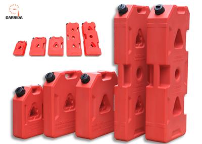 Red Color Plastic Fuel Tanks For Cars , Anti Rust 3 Gallon Portable Fuel Tank