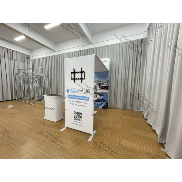 10x10ft Aluminum Tension Fabric Shelf Display Portable Advertising Promotion Exhibition Trade Show Booth