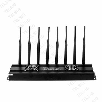 Jammer do sinal da faixa 3g do Desktop 8, jammer personalizado do sinal de Bluetooth da frequência