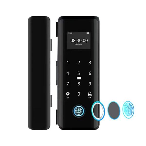 Interior Smartkey Glass Door Wireless Fingerprint Lock Remote Control oem