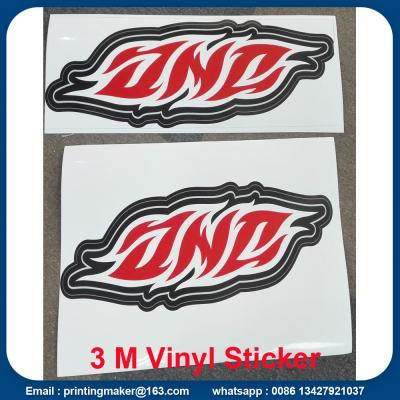 Custom 3 M Brand Vinyl Graphics Stickers with lamination and die cut