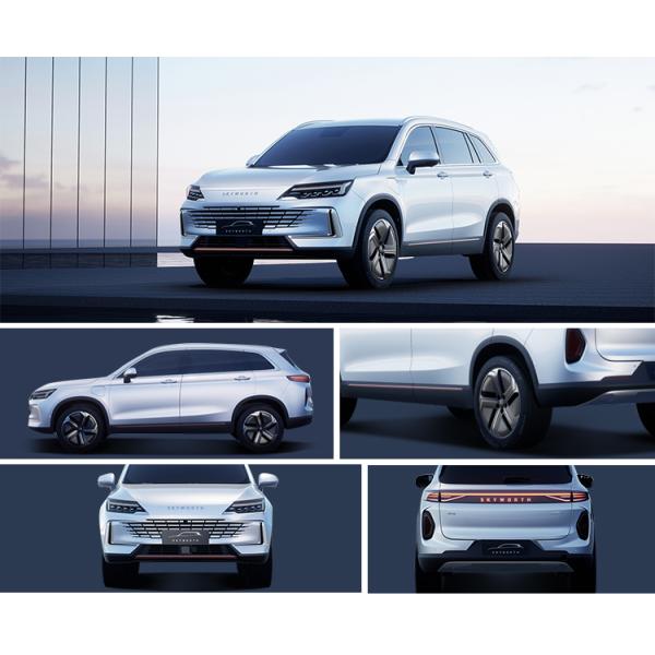 Skyworth 2024 HT-i II SUV Carro eléctrico e híbrido con motor de 1.5L 205km MAX alcance izquierda Dirección interior luz oscura