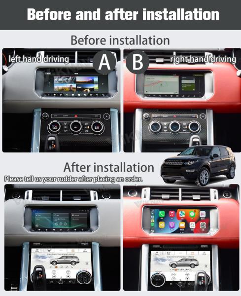 Android Auto Car Radio For Range Rover sport L494 2013-2017 Touch Screen Multimedia Player GPS Navigation Head Unit