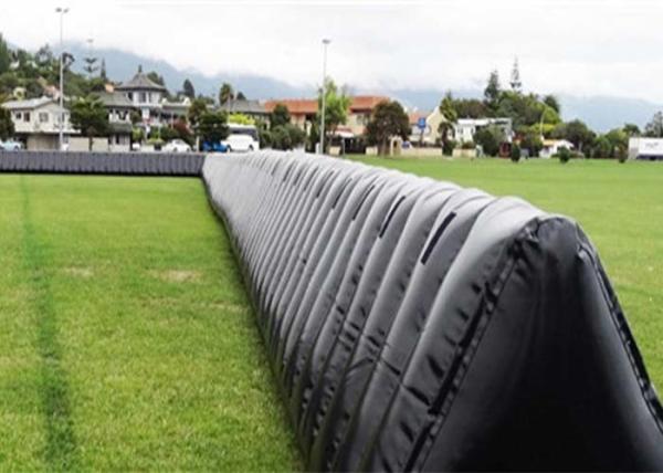 Safety Inflatable Crasher Barrier Air Fence To Avoid Accident  , Inflatable Air Wall For Sport Game