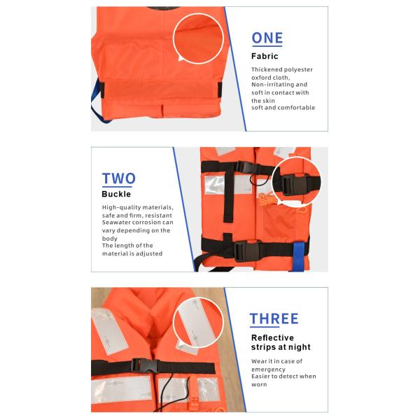 RSCY A4 chaleco salvavidas de poliéster oxford