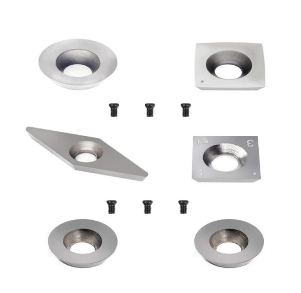 o Woodworking do carboneto de tungstênio da substituição 15x15x2.5-37° utiliza ferramentas inserções