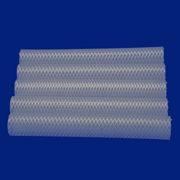 Заплетенная полиэстером высокая температура трубопровода силикона для материалов оборудования еды