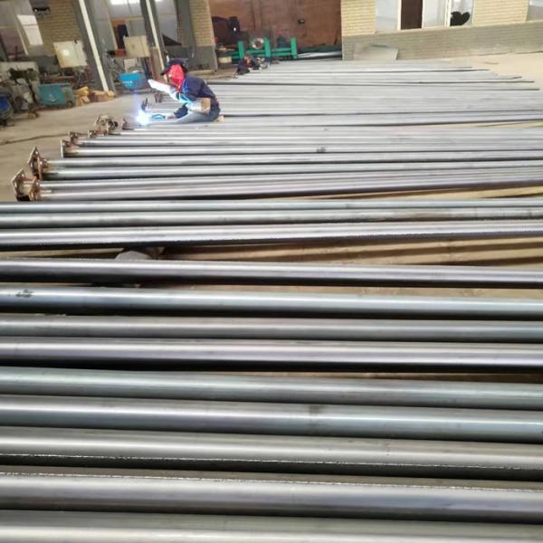 Hot Galvanized Q235 Steel 6m 7m 8m LED Street Light Pole