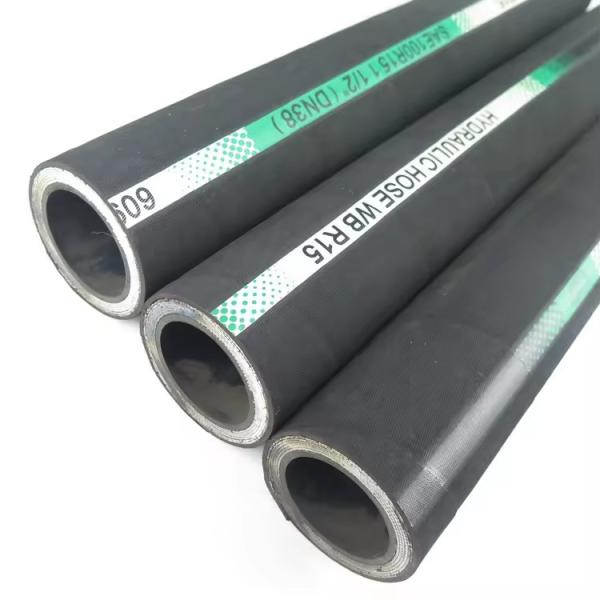 SAE 100 R15 Steel Wire Spiraled Hydraulic Hose Super High Quality Oil and Weather Resistant Synthetic Rubber Hose