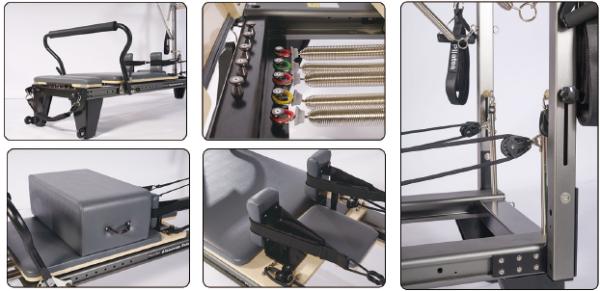 Calf Aluminum Reformer Tower U+PL013A Rolling Ergonomic Cushioned Pulley Unified