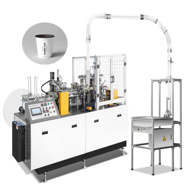 Double tasse de papier peint faisant à machine le système moyen de Min With Plc