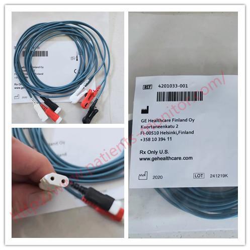 GE Healthcare LOT 241219K REF 4201033-001 Patient Cable In Hospital