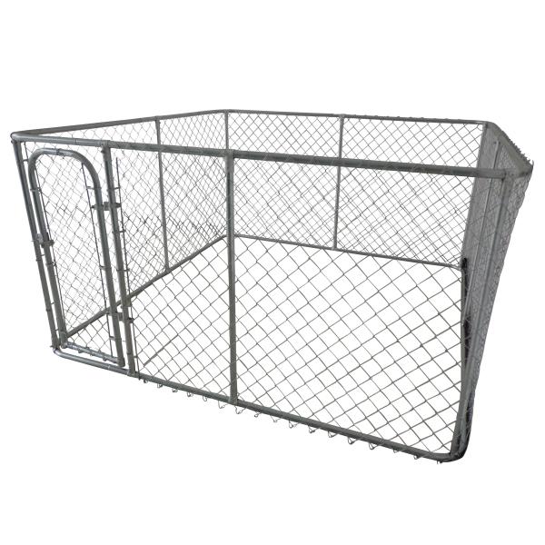 Customized Galvanised Steel Rubbish Cage HDG 14 Microns / 42 Microns