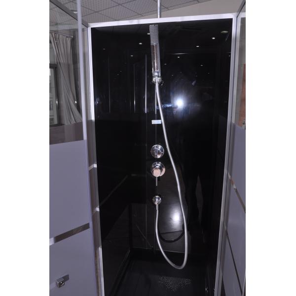 Fashion Pivot Door， Corner Shower Stalls , Square Shower Cabin with Grey acrylic tray