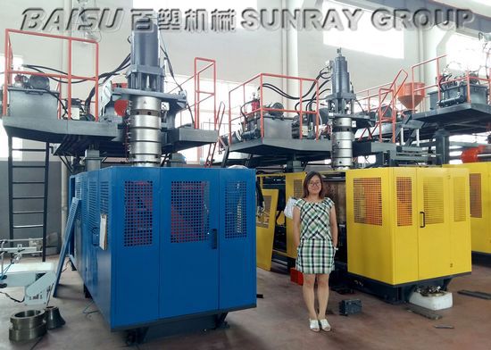 60 Liter Plastic Drum Extrusion Blow Molding Machine Accumulating Type SRB90