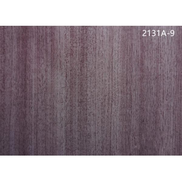 Indoor Decorative Wood Grain Transfer Paper Cherry Color anti UV