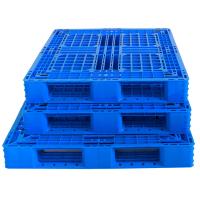 Entrée en plastique de manière de la palette 4 d'euro d'entrepôt de chariot élévateur HDPE de défilement ligne par ligne résistante