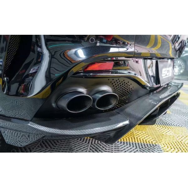 2019 DBX SUV 707 Type Dry Carbon Fiber Body Kit Front Bumper Side Skirts Rear Bumper Diffuser Roof Spoiler Full Package