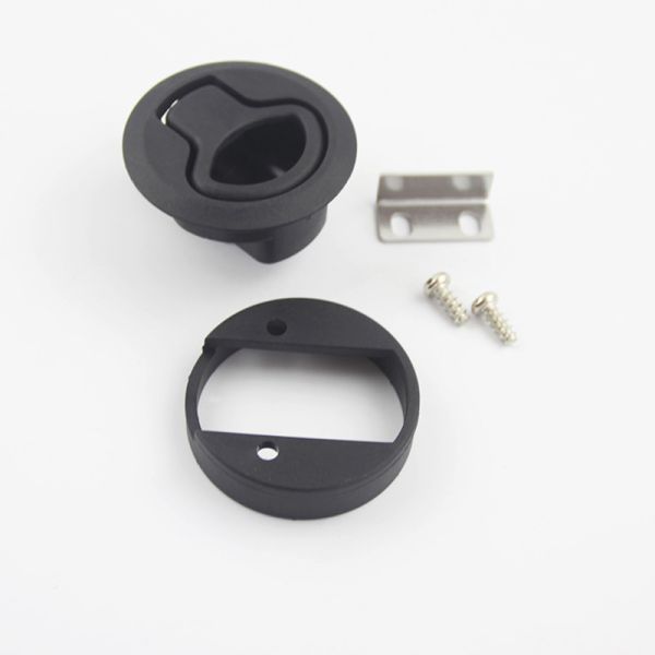 Boat Latch Pull Type Flat Embedded Circular Plastic Handle