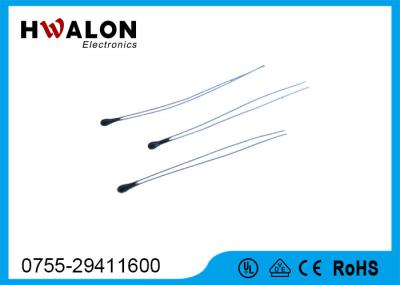 Termistor preto pequeno 10Kohm 1% 3435 do sensor de temperatura da cabeça NTC para o condicionador de ar
