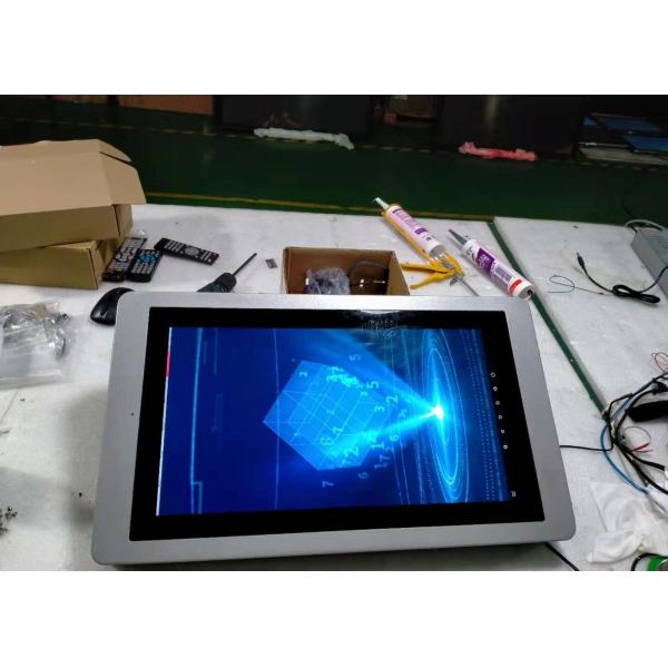 Стена Signage AC240V 1500nits цифров установила 32 экран касания дюйма 0.3kW