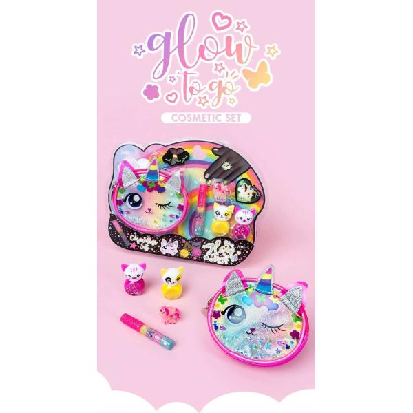 Assorted Colors Glow In Dark Childrens Make Up Kits For Birthday Parties