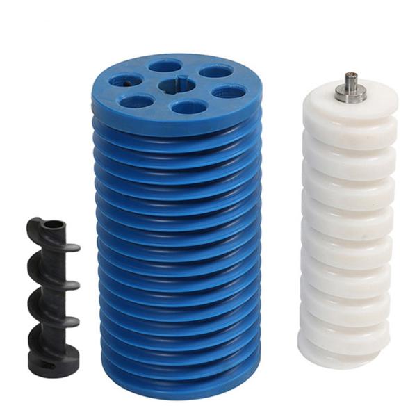 製造 カスタム食品グレードコンベヤー 柔軟なスピラルアグア Upe Hdpe Pp Uhmwpe Pom ナイロンスクリュー プラスチックアグア Cnc Pars マシン 操作が簡単なスクリューコンベヤー