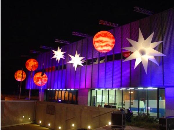 Hot selling hanging inflatable balloon with LED light for party, event, concert decoration