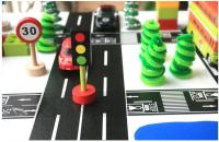 Vida útil larga fuerte de cinta de papel modelada camino de la fuerza adhesiva de Washi DIY de la carretera