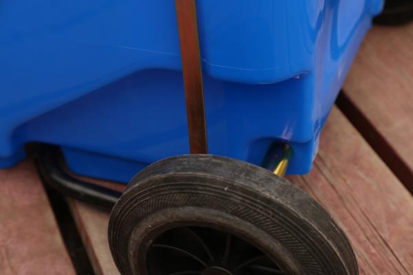 240 Litre Wholesale Large Volume Removable Trash Can Commercial Plastic Outdoor Trash Can