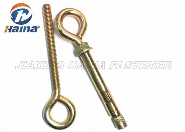 Gr 2 Gr5 Color Zinc Plated Carbon Steel Eye Screw Hooks Machine Thread