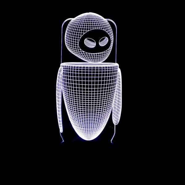Robot movie Eva Wali 3D night Lights Colorful custom picture logo words sign LED Visual Lights Gifts Ambient Table Lamp