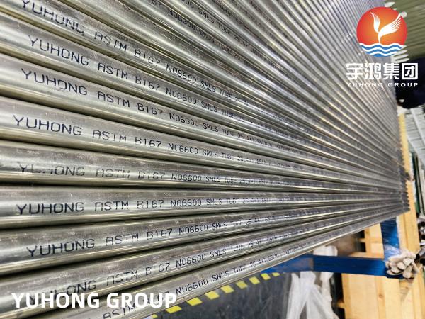Tube sans soudure ASME SB167 Inconel 600 résistant à la fissuration par corrosion sous contrainte due aux chlorures pour réacteurs d'hydrogénation