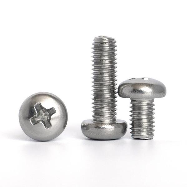 316 Stainless Steel Head Screws Pan Type Size M2-M8 DIN7982 JIS