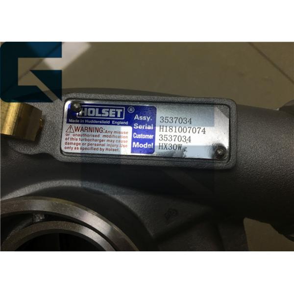Turbocompresseur 4BTA Turbo de Holset de pièces de moteur d'excavatrice de HX30W 3592015 3800709 3537034