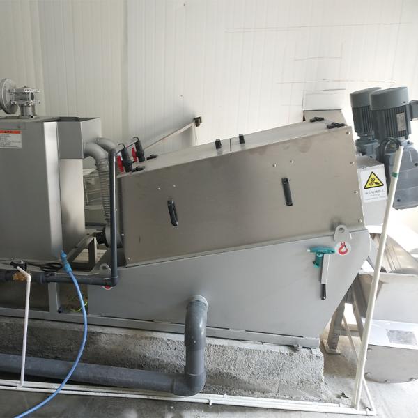Stainless Steel 304 Sludge Dewatering Machine Corrosion Resistant DNT-1500 1500mm Belt