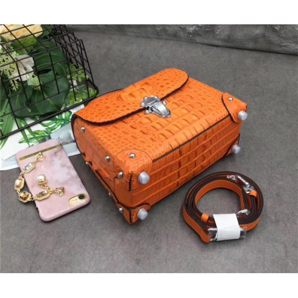 Fashion Designer Genuine Crocodile Skin Female Small Purse Studs Handbag Exotic Alligator Leather Lady Shoulder Bag