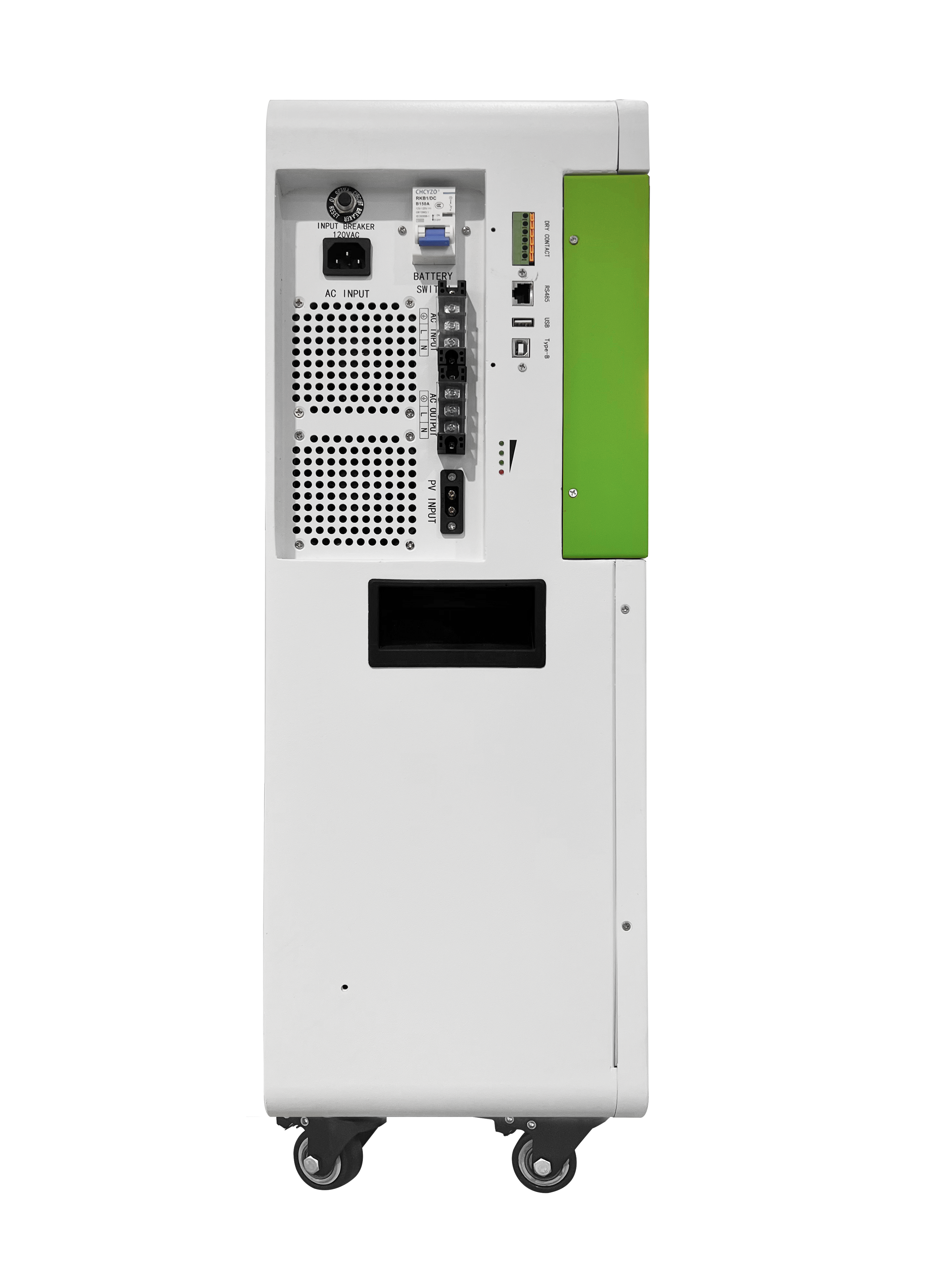 3.6KW 7.68KWH All‑In‑One Solar ESS,25.6V Large‑cell,60Hz Pure Sine Wave,Off‑grid Backup,Dual PV/Mains Charging,Long‑cycle Safe Home Energy Storage
